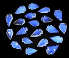 Opalite Arrowhead Healing Stone Crescent Arrowhead Shape Metaphysical Carving