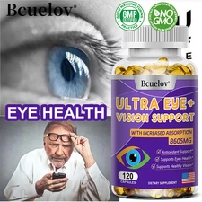 Ultra Eye+ Vision Support Capsules, Promotes Healthy Eye,Reduces Eye Strain