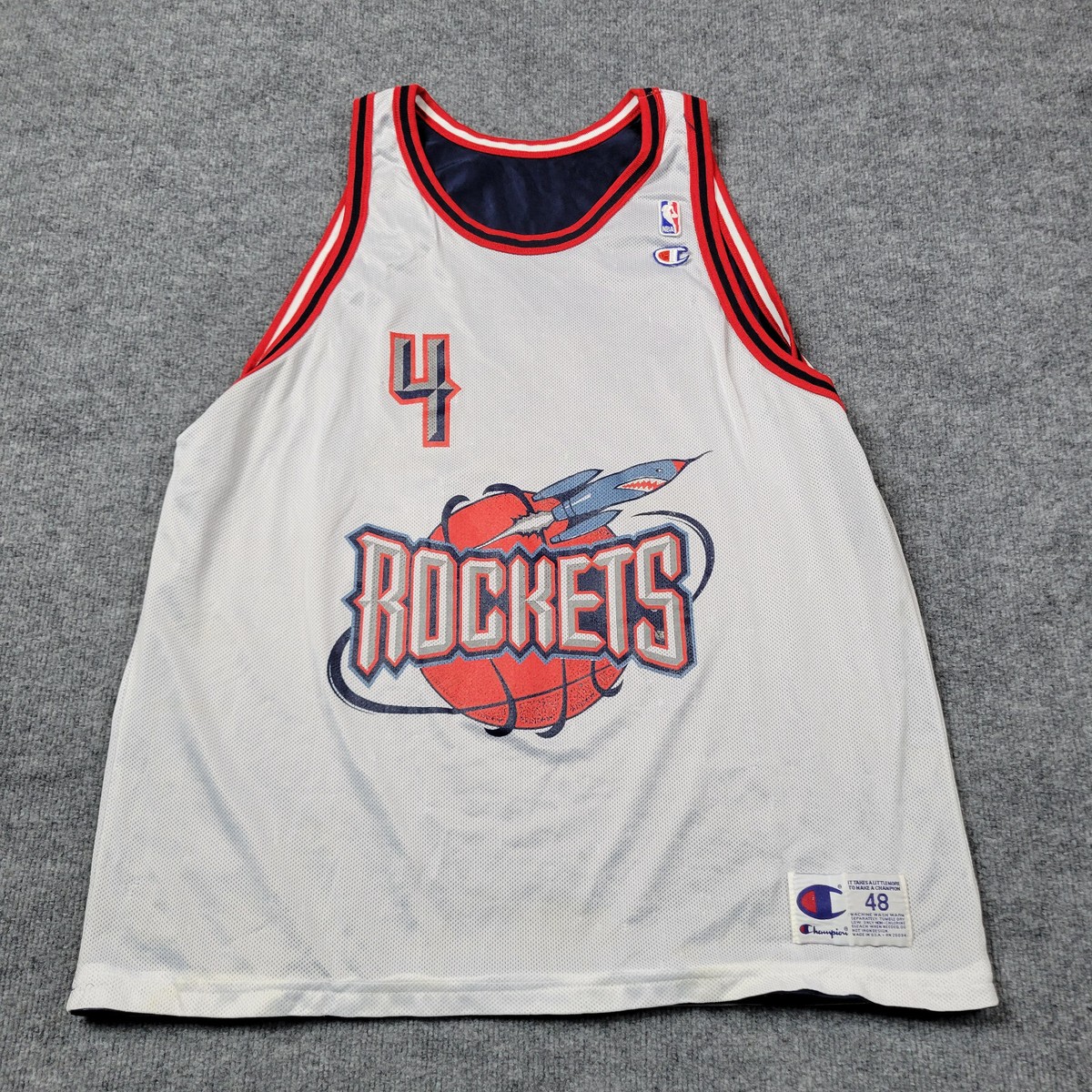 Champion Rockets Barkley ユニフォーム 48 Charles Barkley Houston Rockets champion Jersey Sz 48 XL Nba