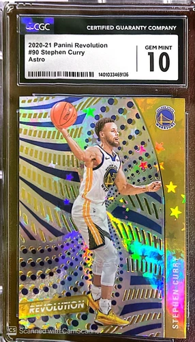 Stephen Curry 2020-21 Panini Revolution Astro #90 (CGC 10)