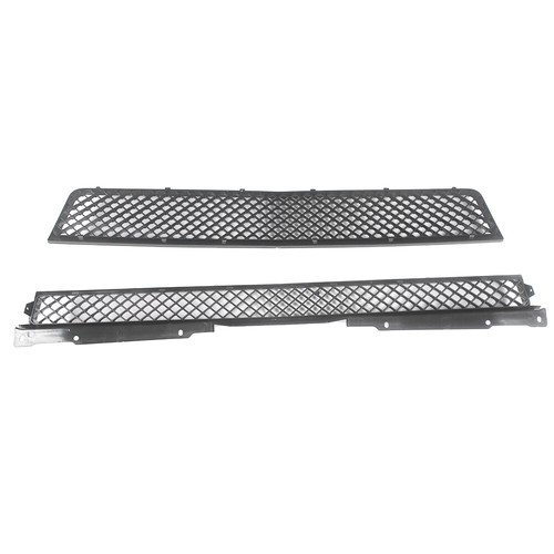 2PCS Plastic Black Front Upper Lower Grille Assembly Set For Chevy Tahoe 2007-14 - Picture 7 of 12