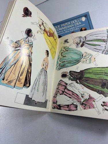 Vintage 70er Jahre Mode Papier Puppen Bücher Götter Damen Buch Edwardian Ära ungeschnitten Neu aus altem Lagerbestand - Bild 10 von 10