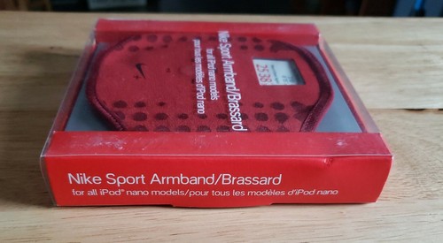 Nike Sport Armband Brassard For ALL Apple iPod Nano Models Red - Picture 4 of 4