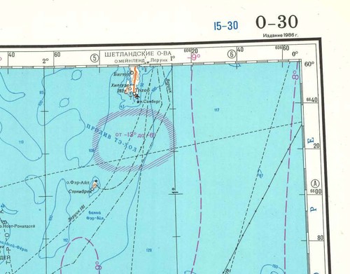 Russian Soviet Military Topographic Map - ABERDEEN (UK) 1:1 000 000, ed. 1986 - 第 2/4 張圖片