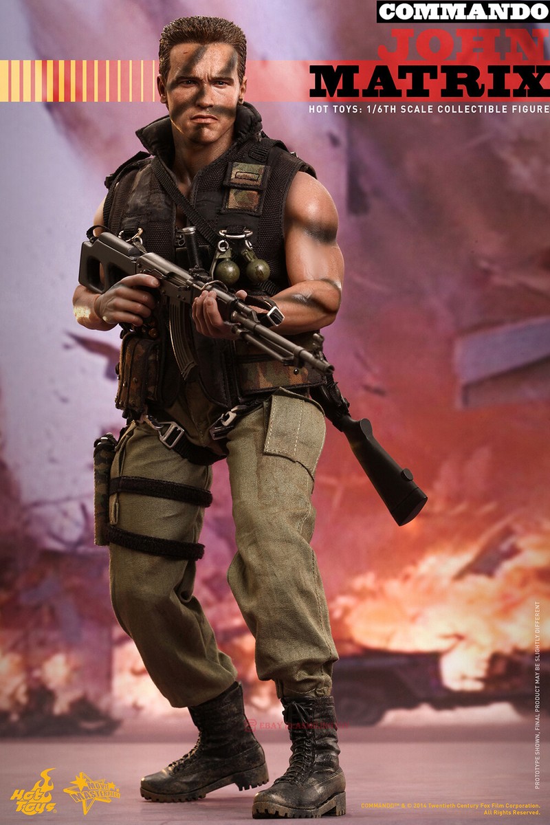 ホットトイズ　コマンドー　ジョン・マトリックス　1/6 ムービー・マスターピース】『コマンドー』1／6スケール