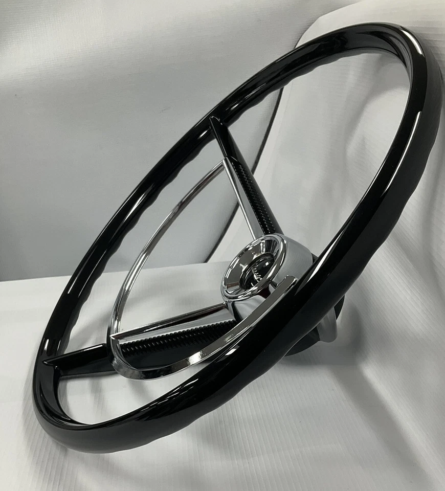 Camión Ford F100 1961-1970 volante personalizado de 15 pulgadas con botón de bocina 60-63 coche Foto 3 de 4