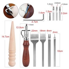 Leather Groover Craft Tool Hand Sewing DIY Hole Punch Edge Polishing Machne