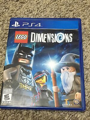 GENTLY USED! LEGO Dimensions Sony PS4 2015 Video Game Disc &amp; Case | eBay