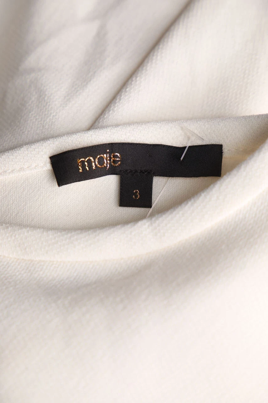 OFF WHITE abito major Applications 3 = D 38 bianco sporco