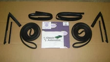 Weatherstrip Kit 8pc Door/Window Channel Run/Vent 68-72 El Camino 68 69 70 71 72