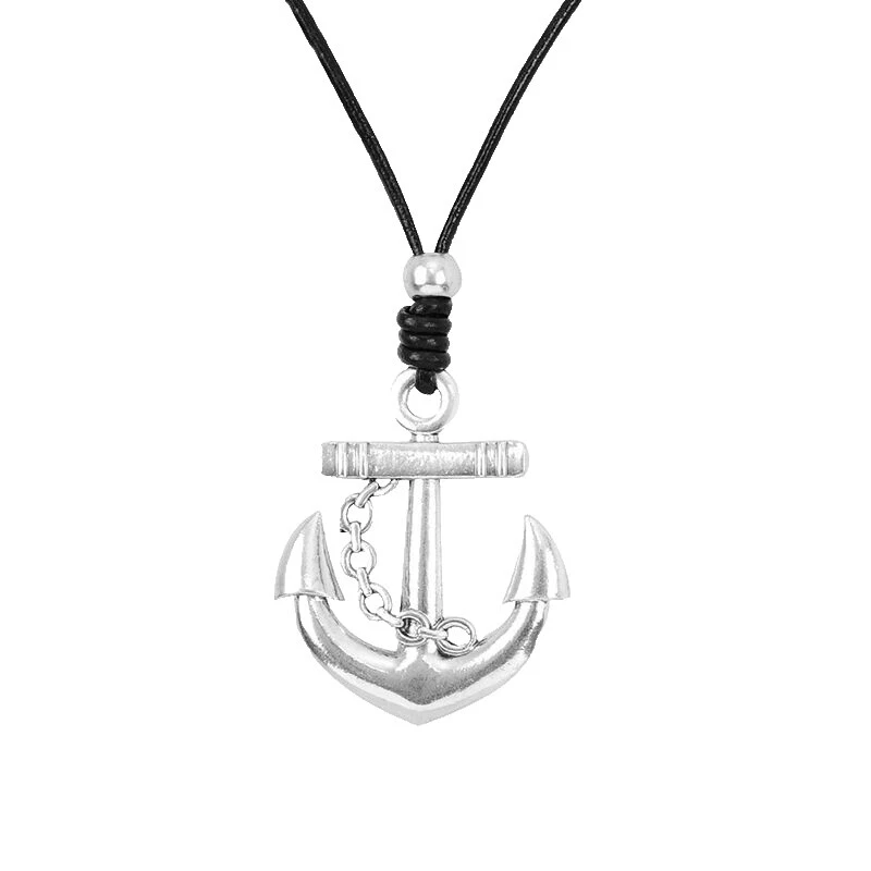 Gargantilla y colgantes de cuero cobre de moda