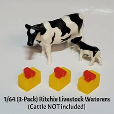 3 Pack of 1/64 Ritchie Livestock Waterers - Farm Diorama 