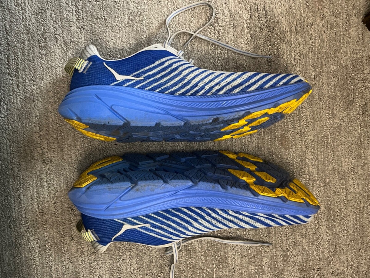 Men\'s Hoka One One Rincon Size 12 Oyster Mushroom/ Nebulas Blue Running Shoes Hoka One One Men main image 4
