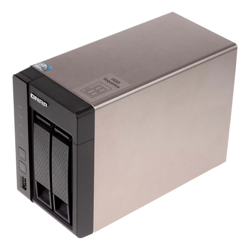 NAS QNAP TS-269L 0GB Intel Atom 1.86GHz 1GB RAM 512MB DOM - Bild 2 von 3