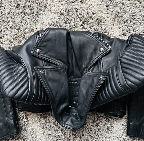 Allsaints leather Jacket size 0 - Picture 8 of 9