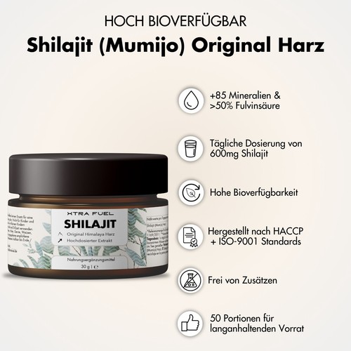 Shilajit Harz | 30g | 85+ Mineralien, Fulvin- & Huminsäuren (2er Pack) - Bild 2 von 9