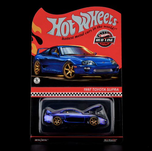 Hot Wheels 1997 Toyota Supra Blue Red Line Club RLC Exclusive 2024 NEW - Picture 4 of 5