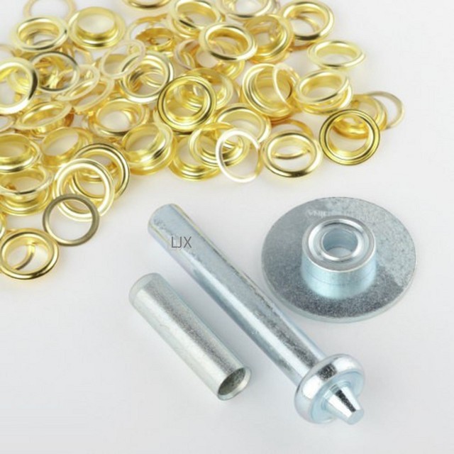 303pc Tarp Grommet Repair Installation Kit Tent Awning Canopy Brass