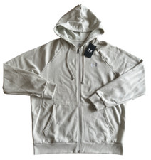 Under Armour UA Rival Fleece Full-Zip Hoodie Men's Large White 1379863-114 NWT