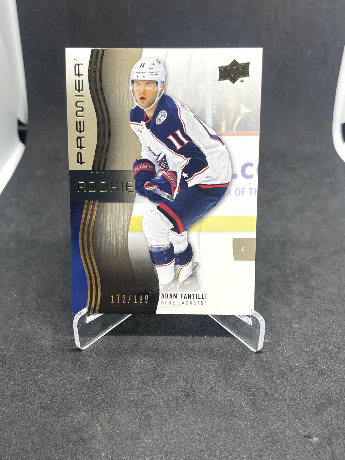 2023-24 Upper Deck Premier Adam Fantilli Bronze Rookie /199 Columbus Blue Jacket