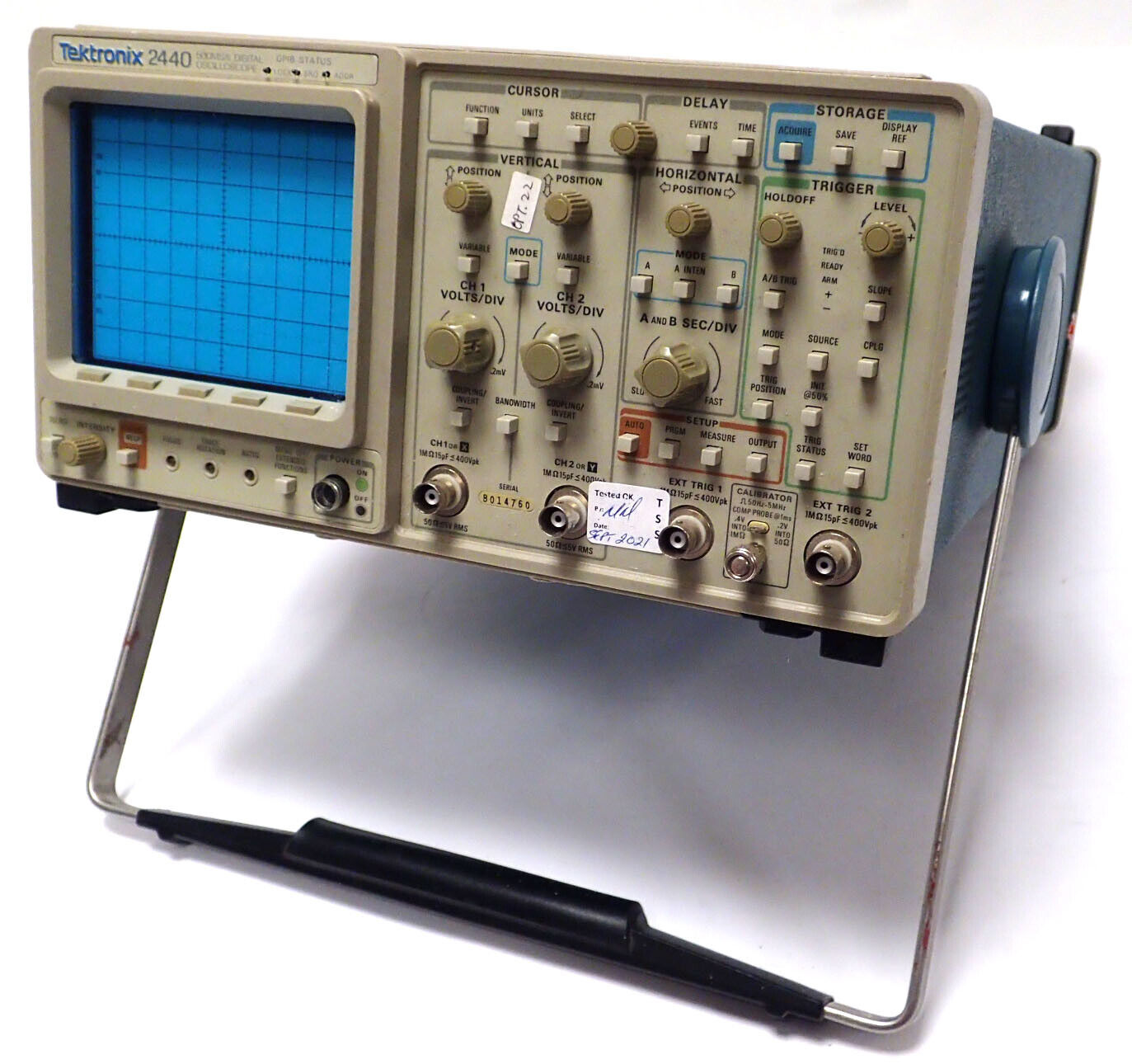 TEKTRONIX 2440 DIGITAL OSCILLOSCOPE 500MS/s 300MHz BW 2ns TESTED!