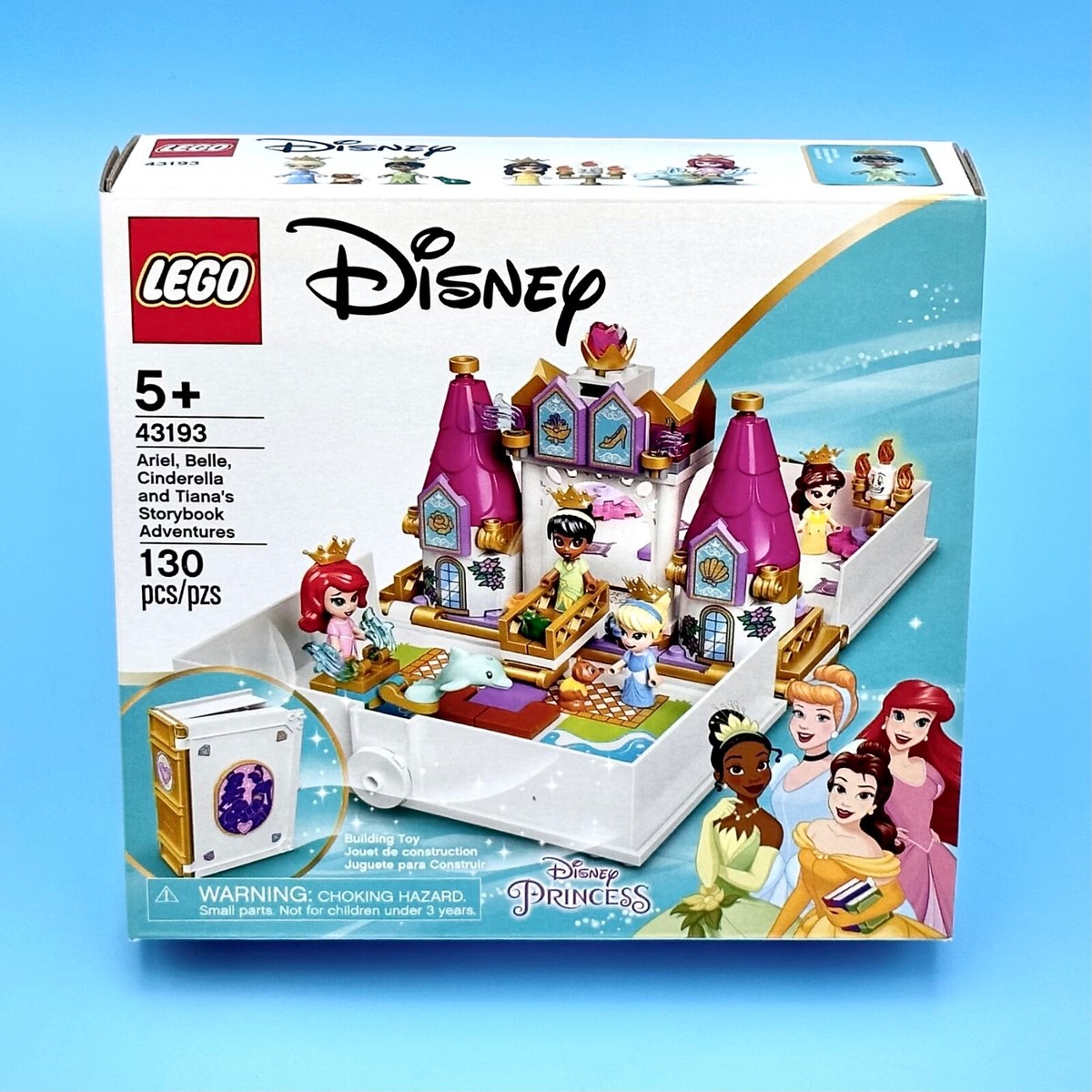 LEGO Disney Ariel Belle Cinderella and Tiana's Storybook