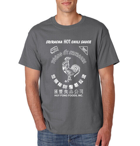 SRIRACHA HOT CHILE SALSA Camiseta Gallo Foodie Hot Dog Comida Concurso S-6XL Camiseta - Imagen 4 de 14