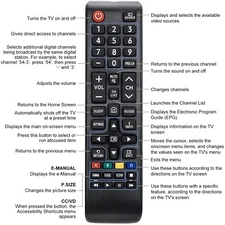 NEW Samsung BN59-01301A Smart TV Remote Control UN32N5300, UN32N5300A