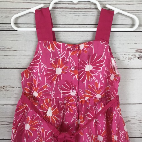 Girls Size 4 Pink Flower Dress - Picture 4 of 5