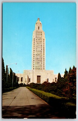 #ad Postcard Louisiana State Capitol Baton Rouge Louisiana Unposted $4.90