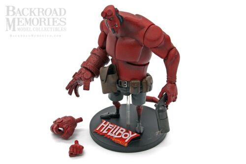 '08 HB Animated (LOOSE) "Hellboy" (w/Closed Mouth) 6" Action Figure (NO DVD), GG - Afbeelding 1 van 12