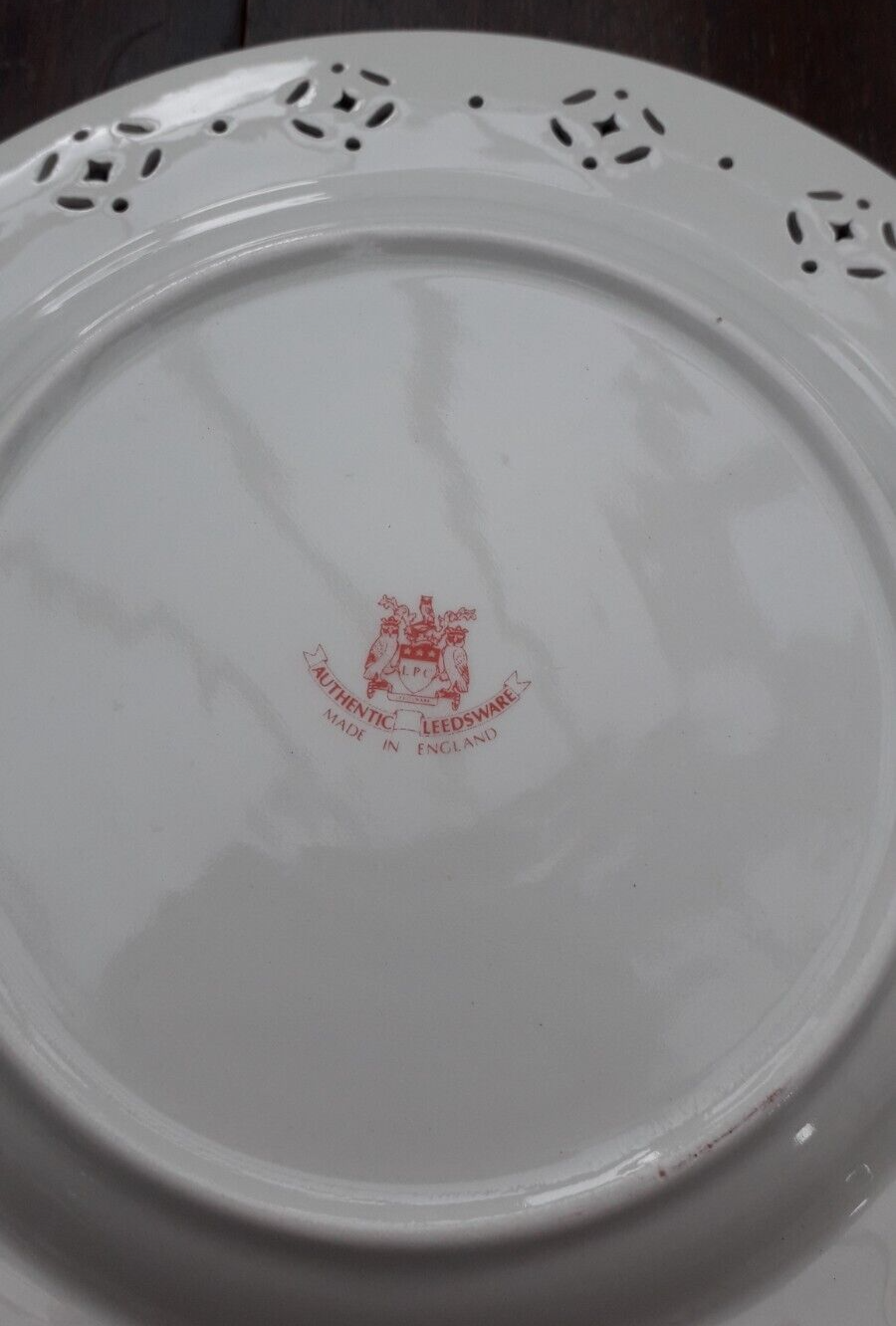 Leeds Creamware Pierced Berry Bowl & Underplate eBay