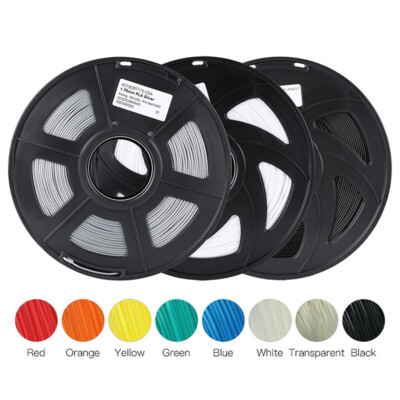 New 3D Printer Filament PLA Carbon Fiber 1.75mm 1KG/2.2LBS 330M Spool Material