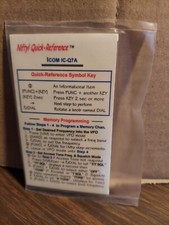 Nifty! Quick-Reference   ICOM IC-Q7A         ~~~NEW!!~~