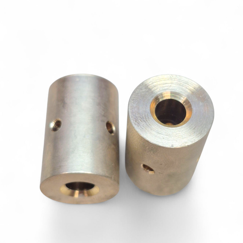 Machined Brass Bushings 1/4" ID x 11/16” OD x 1.00” Long, Smooth Bore (2 qty) - Picture 2 of 2