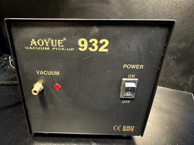 #ad Aoyue 932 SMT Vacuum Pick Up Tool Station – Tested amp; Works – No Suction Cups $45.75