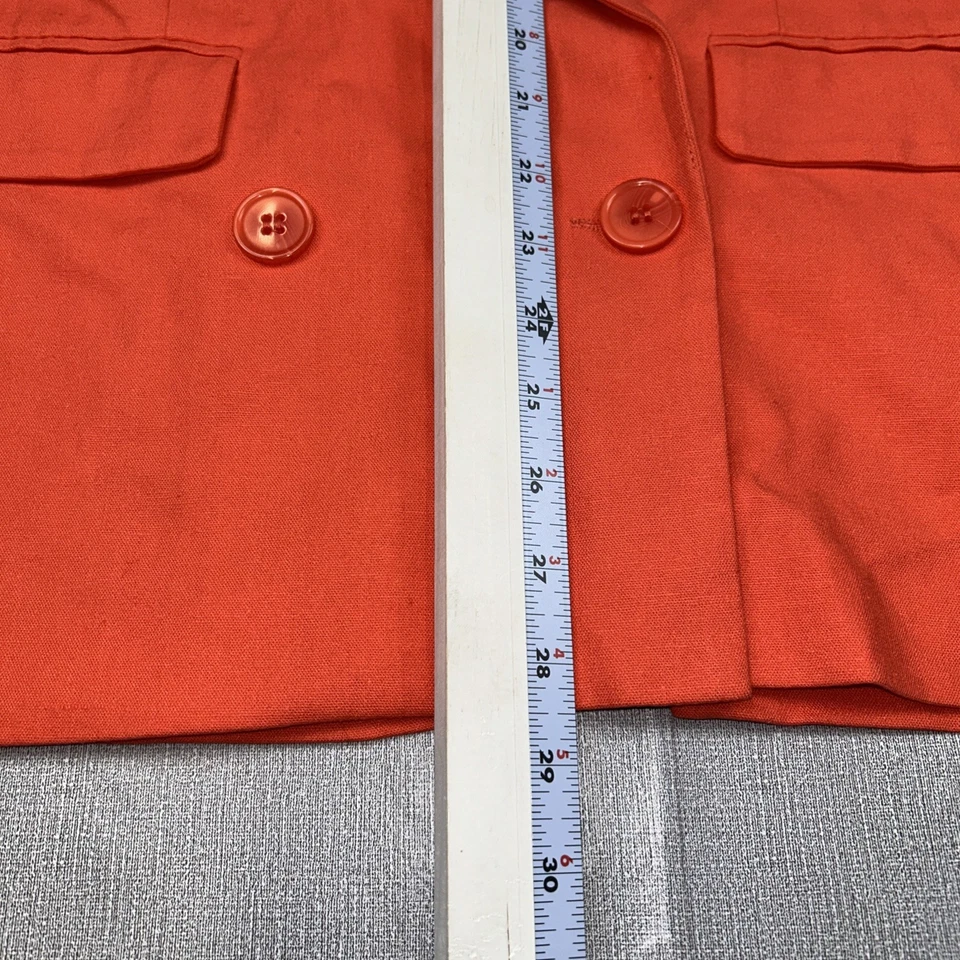 Blazer Forever 21 Mujer Doble Pecho Rosa/Coral Talla S ¡ES Color Coral! Foto 3 de 4