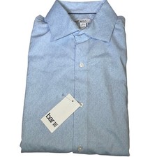 Bar III Men's Slim-Fit Contrast Vine Dress Shirt, White blue small 70