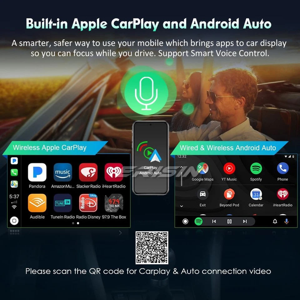 Android 14 Car Stereo Sat Nav DAB+CarPlay CD DVR For Audi A4 S4 RS4 B7 Seat Exeo - Image 4 of 4