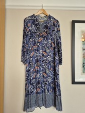 White Stuff Midi Dress Size 12 Ecovero