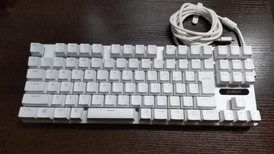 Pulsar PCMK TKL JP Silent K Pro Brown Switch Mechanical Gaming Keyboard White