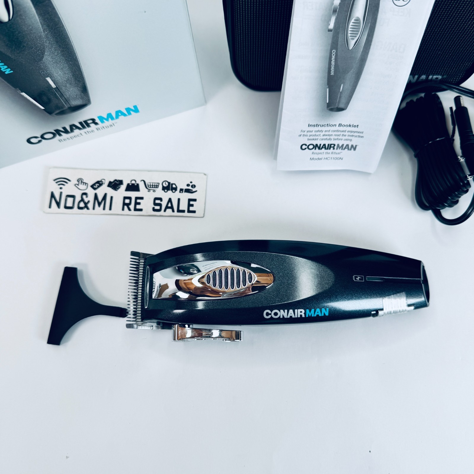 ConairMAN Hair Clippers for Men, 20-Piece Home Hair Cutting Kit with Lithium Ion