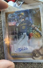 2022 Bowman Chrome - Prospect Auto Jheremy Vargas #CPA-JVG Gold 40/50 (AU, RC)