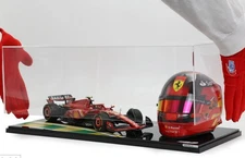 Ferrari SF24 Australian GP 2024 Sainz MODEL 1/18 & HELMET 1/2 BBR241855HLM