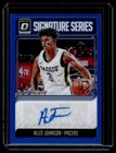 Alize Johnson 2018-19 Donruss Optic Blue Prizm Autograph Auto Card /25 #SG-AJN