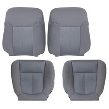 NLQR Driver and Passenger Side Bottom  Top Back Replacement Cloth Seat Cover...