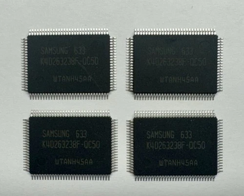 🇨🇦 Original XBOX 128MB RAM Upgrade Kit Chips. 4Pcs New K4D263238F-QC50O 🇨🇦
