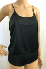 Vassarette Women  s Black Camisole Top - Adjustable Spaghetti Straps - Size S/38