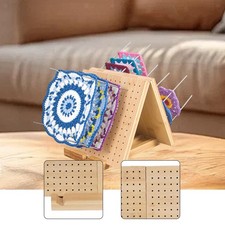 Crochet Blocking Board Granny with 10 Pins for Gift for Granny Squares Lover