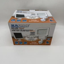 Sunforce 100 LED Solar Motion Light 180° 1000 Lumens No Hard Wiring #862796 Open